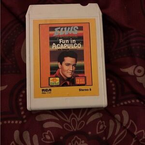 Elvis Presley Dun In Acapulco 8 Track Tape 1963 White Cart P8S-1141